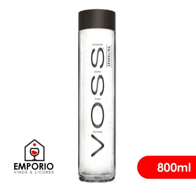 Agua Mineral Voss Con Gas Sparkling 800 ml